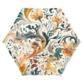 thumbnail image 1 of FORMRS Travel Umbrella Folding Auto Open Close Windproof Rain UV Protection, Whimsical Leaves, 1 of 8