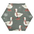 thumbnail image 1 of FORMRS Travel Umbrella Folding Auto Open Close Windproof Rain UV Protection, Winter Goose, 1 of 8