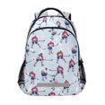 thumbnail image 1 of FORMRS Unisex Backpack Elementary School Travel Bookbag with Reflective Stripes, Blue Ice Hockey, 1 of 7