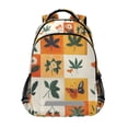thumbnail image 1 of FORMRS Unisex Backpack Elementary School Travel Bookbag with Reflective Stripes, Cartoon Plants, 1 of 7
