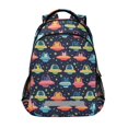 thumbnail image 1 of FORMRS Kids School Backpack Elementary Student Unisex Travel Bookbag with Reflective Stripes, Cartoon Space Cat, 1 of 7