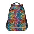 thumbnail image 1 of FORMRS Kids School Backpack Elementary Student Unisex Travel Bookbag with Reflective Stripes, Colorful Dragon Scales Pattern, 1 of 7