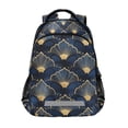 thumbnail image 1 of FORMRS Unisex Backpack Elementary School Travel Bookbag with Reflective Stripes, Elegance Art Pattern, 1 of 7