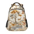 thumbnail image 1 of FORMRS Unisex Backpack Elementary School Travel Bookbag with Reflective Stripes, Forest Pattern, 1 of 7