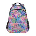 thumbnail image 1 of FORMRS Kids School Backpack Elementary Student Unisex Travel Bookbag with Reflective Stripes, Gradient Starfish Pattern, 1 of 7