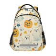 thumbnail image 1 of FORMRS Kids School Backpack Elementary Student Unisex Travel Bookbag with Reflective Stripes, Halloween Cute Ghosts, 1 of 7