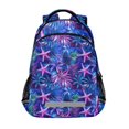 thumbnail image 1 of FORMRS Kids School Backpack Elementary Student Unisex Travel Bookbag with Reflective Stripes, Neon Pink Starfish, 1 of 7