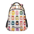 thumbnail image 1 of FORMRS Kids School Backpack Elementary Student Unisex Travel Bookbag with Reflective Stripes, Orange Jar, 1 of 7