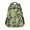 thumbnail image 1 of FORMRS Unisex Backpack Elementary School Travel Bookbag with Reflective Stripes, Orange Tree, 1 of 7