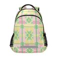 thumbnail image 1 of FORMRS Unisex Backpack Elementary School Travel Bookbag with Reflective Stripes, Retro Beige Stars, 1 of 7
