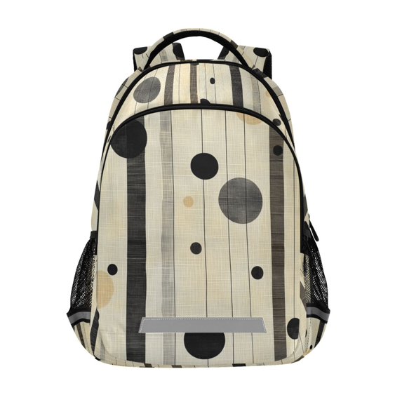 FORMRS Kids School Backpack Elementary Student Unisex Travel Bookbag with Reflective Stripes, Stripes Pattern
