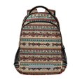 thumbnail image 1 of FORMRS Kids School Backpack Elementary Student Unisex Travel Bookbag with Reflective Stripes, Tribal Art, 1 of 7