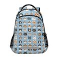 thumbnail image 1 of FORMRS Kids School Backpack Elementary Student Unisex Travel Bookbag with Reflective Stripes, Vibrant Cute Cat, 1 of 7