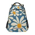 thumbnail image 1 of FORMRS Unisex Backpack Elementary School Travel Bookbag with Reflective Stripes, Whimsy Daisy Pattern, 1 of 7