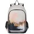 thumbnail image 1 of FORMRS Unisex School Backpack 17" Student Travel Bag with Laptop Compartment, Abstract Landscape, 1 of 7