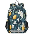 thumbnail image 1 of FORMRS Unisex School Backpack 17" Student Travel Bag with Laptop Compartment, Floral Lemon, 1 of 7