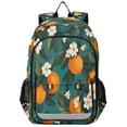 thumbnail image 1 of FORMRS Unisex School Backpack 17" Student Travel Bag with Laptop Compartment, Orange Leaves, 1 of 7