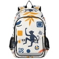 thumbnail image 1 of FORMRS Unisex School Backpack 17" Student Travel Bag with Laptop Compartment, Playful Forest, 1 of 7