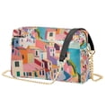 thumbnail image 1 of FORMRS Women Crossbody Purse with Chain Strap Vegan Leather Shoulder Handbag, Abstract Painting, 1 of 7
