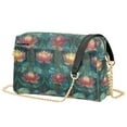 thumbnail image 1 of FORMRS Women Crossbody Purse with Chain Strap Vegan Leather Shoulder Handbag, Art Water Lilies Pattern, 1 of 7