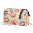 thumbnail image 1 of FORMRS Women Crossbody Purse with Chain Strap Vegan Leather Shoulder Handbag, Beach Toys Pattern, 1 of 7