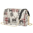 thumbnail image 1 of FORMRS Women Crossbody Purse with Chain Strap Vegan Leather Shoulder Handbag, Beige Deer, 1 of 7