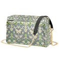 thumbnail image 1 of FORMRS Women Crossbody Purse with Chain Strap Vegan Leather Shoulder Handbag, Beige Floral, 1 of 7
