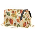 thumbnail image 1 of FORMRS Women Crossbody Purse with Chain Strap Vegan Leather Shoulder Handbag, Beige Leaves, 1 of 7