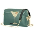 thumbnail image 1 of FORMRS Women Crossbody Purse with Chain Strap Vegan Leather Shoulder Handbag, Beige Martini, 1 of 7
