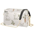 thumbnail image 1 of FORMRS Women Crossbody Purse with Chain Strap Vegan Leather Shoulder Handbag, Beige Rabbits and Carrots, 1 of 7