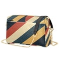 thumbnail image 1 of FORMRS Women Crossbody Purse with Chain Strap Vegan Leather Shoulder Handbag, Beige Stripes, 1 of 7