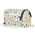 thumbnail image 1 of FORMRS Women Crossbody Purse with Chain Strap Vegan Leather Shoulder Handbag, Beige Vegetables Pattern, 1 of 7