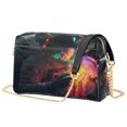 thumbnail image 1 of FORMRS Women Crossbody Purse with Chain Strap Vegan Leather Shoulder Handbag, Black Astronaut, 1 of 7