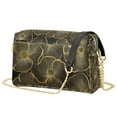 thumbnail image 1 of FORMRS Women Crossbody Purse with Chain Strap Vegan Leather Shoulder Handbag, Black Flower Pattern, 1 of 7