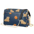 thumbnail image 1 of FORMRS Women Crossbody Purse with Chain Strap Vegan Leather Shoulder Handbag, Blue Capybaras, 1 of 7