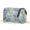 thumbnail image 1 of FORMRS Women Crossbody Purse with Chain Strap Vegan Leather Shoulder Handbag, Blue Hydrangeas Pattern, 1 of 7