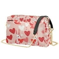 thumbnail image 1 of FORMRS Women Crossbody Purse with Chain Strap Vegan Leather Shoulder Handbag, Bunnies and Hearts, 1 of 7