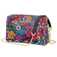 thumbnail image 1 of FORMRS Women Crossbody Purse with Chain Strap Vegan Leather Shoulder Handbag, Charming Floral Pattern, 1 of 7