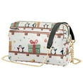 thumbnail image 1 of FORMRS Women Crossbody Purse with Chain Strap Vegan Leather Shoulder Handbag, Christmas Gift Train, 1 of 7