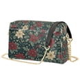 thumbnail image 1 of FORMRS Women Crossbody Purse with Chain Strap Vegan Leather Shoulder Handbag, Christmas Holly Leaves, 1 of 7