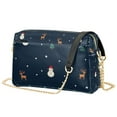 thumbnail image 1 of FORMRS Women Crossbody Purse with Chain Strap Vegan Leather Shoulder Handbag, Christmas Whimsy, 1 of 7