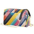 thumbnail image 1 of FORMRS Women Crossbody Purse with Chain Strap Vegan Leather Shoulder Handbag, Color Striped, 1 of 7