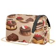 thumbnail image 1 of FORMRS Women Crossbody Purse with Chain Strap Vegan Leather Shoulder Handbag, Creamy Cake, 1 of 7