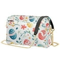 thumbnail image 1 of FORMRS Women Crossbody Purse with Chain Strap Vegan Leather Shoulder Handbag, Cute Easter Eggs, 1 of 7