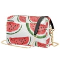 thumbnail image 1 of FORMRS Women Crossbody Purse with Chain Strap Vegan Leather Shoulder Handbag, Cute Watermelon, 1 of 7