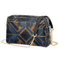 thumbnail image 1 of FORMRS Women Crossbody Purse with Chain Strap Vegan Leather Shoulder Handbag, Elegant Geometric Pattern, 1 of 7