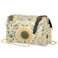 thumbnail image 1 of FORMRS Women Crossbody Purse with Chain Strap Vegan Leather Shoulder Handbag, Floral Birds Pattern, 1 of 7