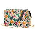 thumbnail image 1 of FORMRS Women Crossbody Purse with Chain Strap Vegan Leather Shoulder Handbag, Floral Blooms, 1 of 7