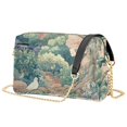 thumbnail image 1 of FORMRS Women Crossbody Purse with Chain Strap Vegan Leather Shoulder Handbag, Floral Forest Pattern, 1 of 7