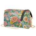 thumbnail image 1 of FORMRS Women Crossbody Purse with Chain Strap Vegan Leather Shoulder Handbag, Floral Pattern, 1 of 7